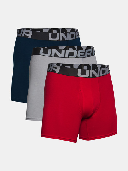 Under Armour Muške bokserice Under Armour Charged Cotton 6in (3 kom)