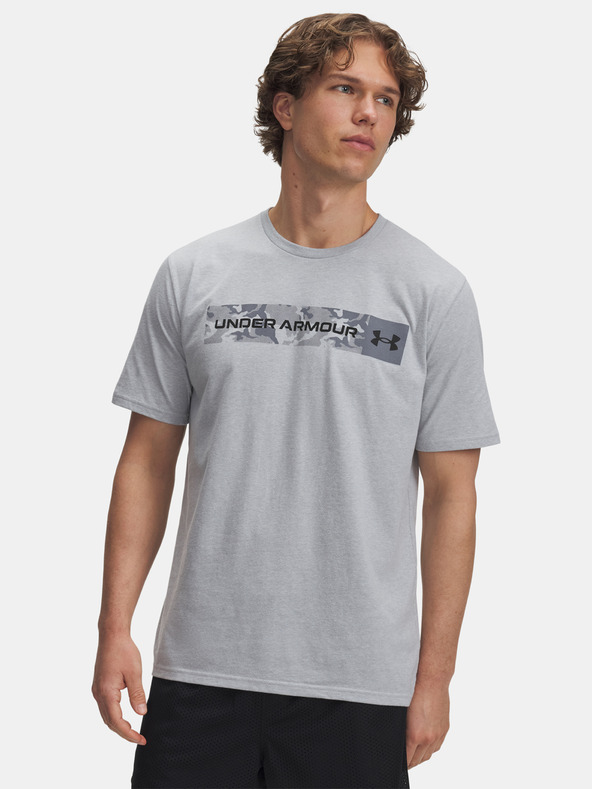 Under Armour Muška majica Under Armour UA CAMO CHEST STRIPE SS-GRY