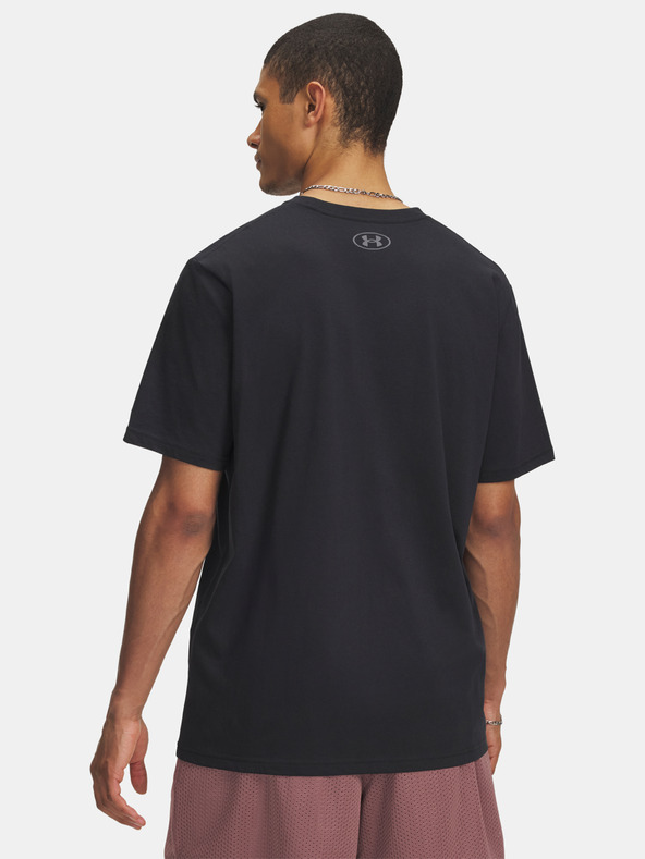 Under Armour Muška majica Under Armour UA TRIPLE STACK LC LOGO SS-BLK