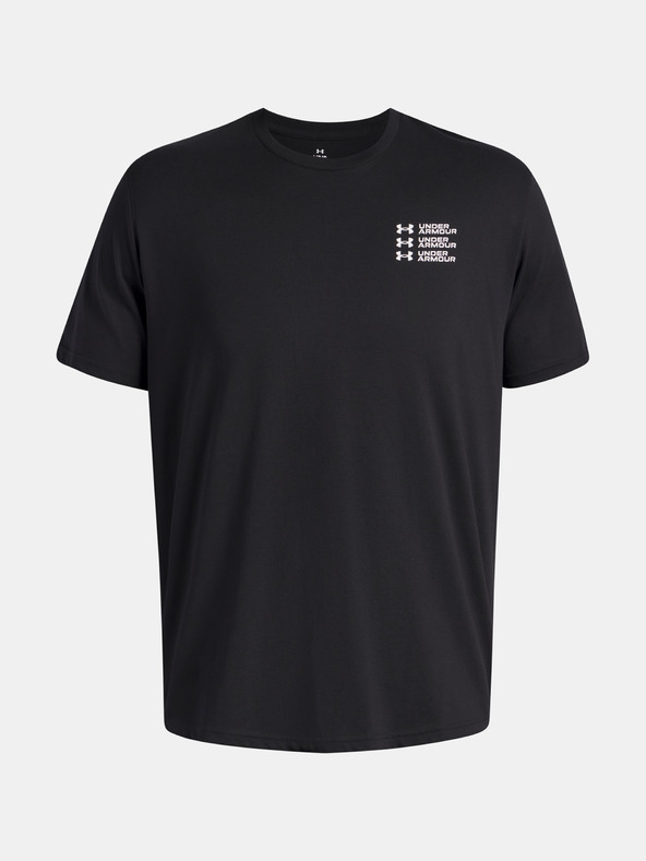 Under Armour Muška majica Under Armour UA TRIPLE STACK LC LOGO SS-BLK