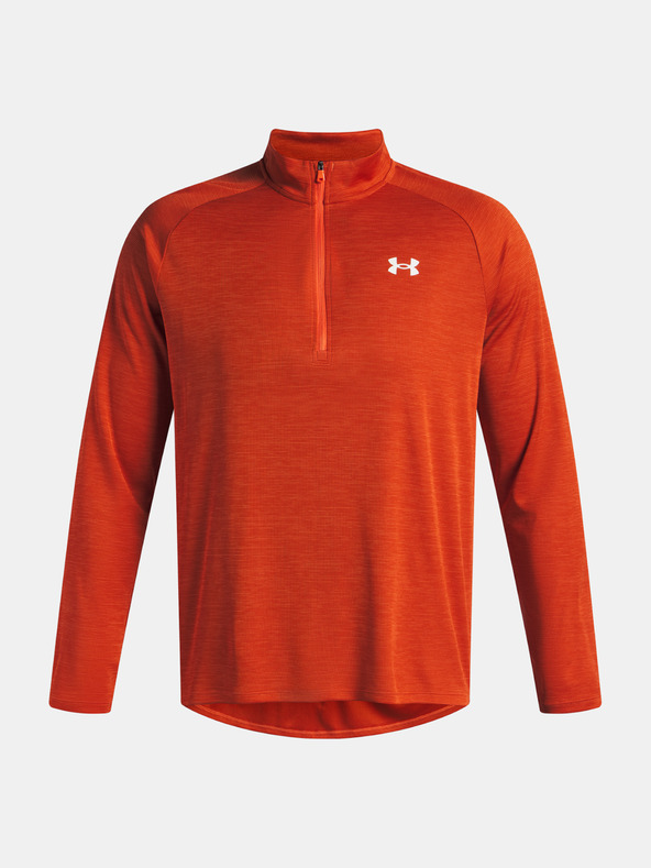 Under Armour Muška majica Under Armour UA Tech Textured 1/2 Zip-ORG