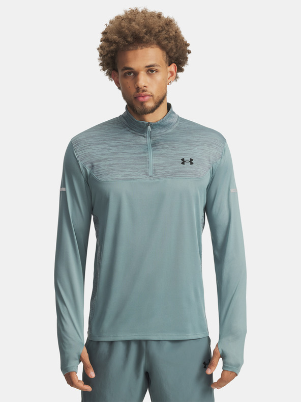 Under Armour Muška majica Under Armour UA Tech Utility 1/4 Zip-GRN