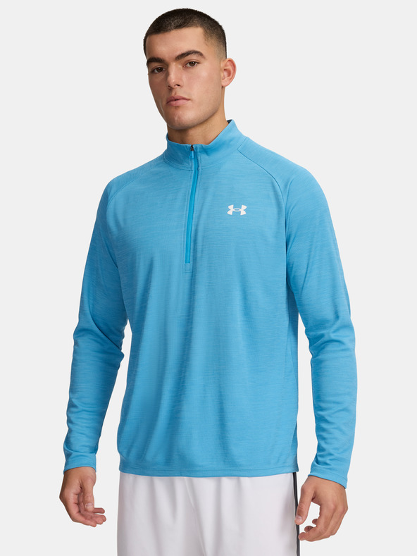 Under Armour Muška majica Under Armour UA Tech Textured 1/2 Zip-BLU