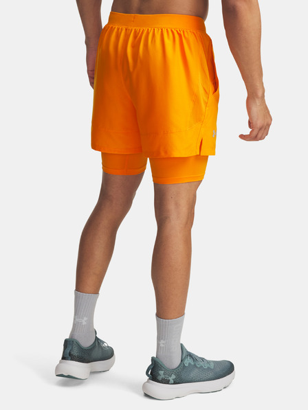 Under Armour Muške kratke hlačice Under Armour UA LAUNCH 5'' 2-IN-1 SHORTS-ORG