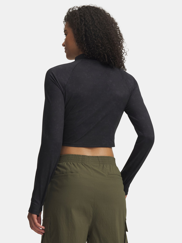 Under Armour Ženska majica Under Armour Meridian Suede Effect LS-BLK