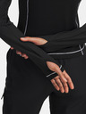 Under Armour Ženska majica Under Armour UA ColdGear Textured 1/2 Zip-BLK