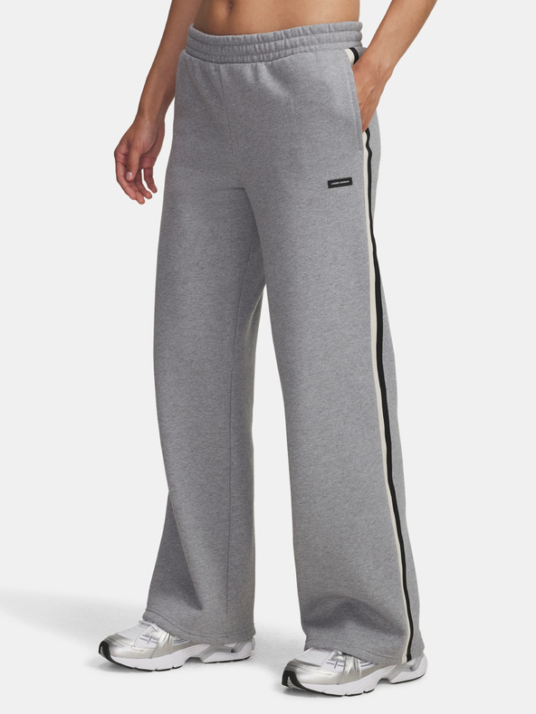 Under Armour Ženske sportske hlače Under Armour Icon HWT Flc Puddle Pant-GRY