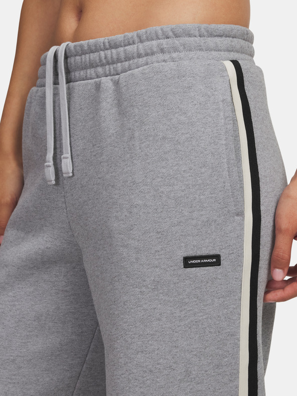 Under Armour Ženske sportske hlače Under Armour Icon HWT Flc Puddle Pant-GRY