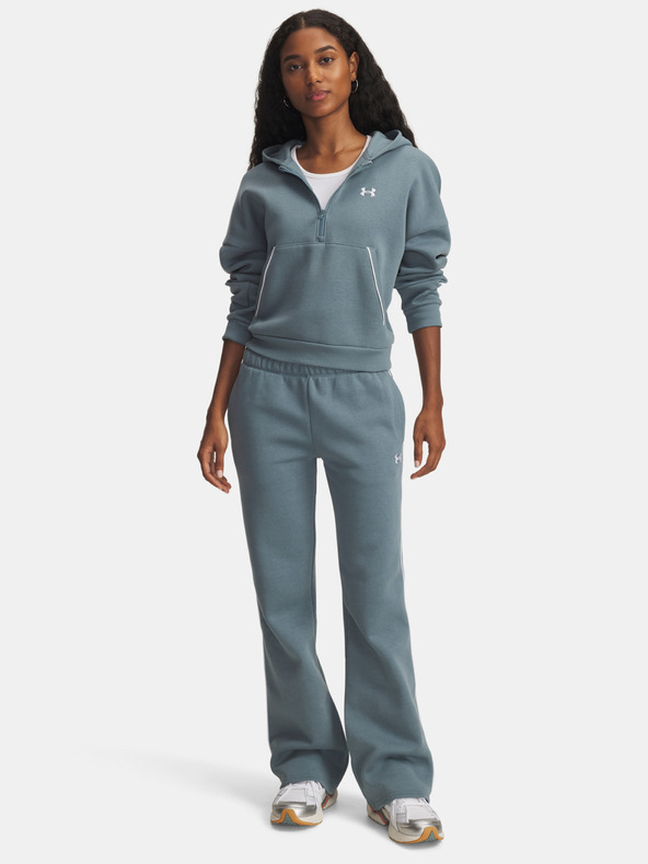 Under Armour Ženske sportske hlače Under Armour UA Rival Flc Piped Pant-BLU