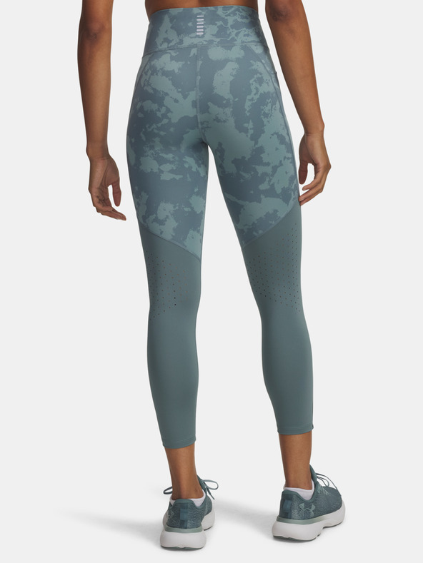 Under Armour Ženske tajice Under Armour UA Launch Ankle Print Tights-BLU