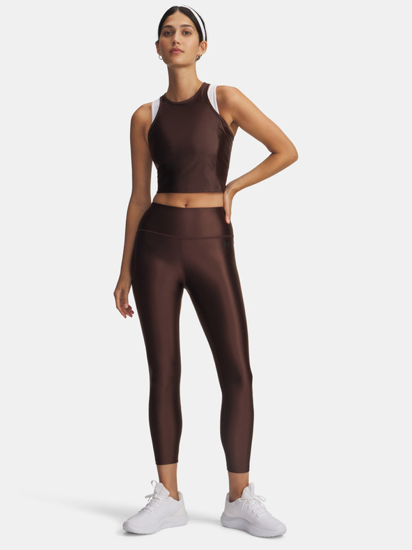 Under Armour Ženske tajice Under Armour Motion Shine Ankle Legging-BRN
