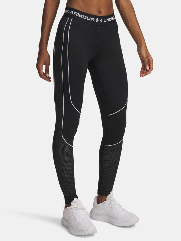 Under Armour Ženske tajice Under Armour UA ColdGear Textured Legging-BLK