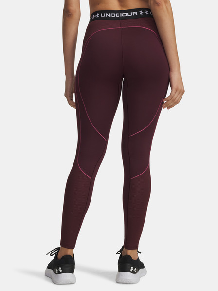 Under Armour Ženske tajice Under Armour UA ColdGear Textured Legging-RED