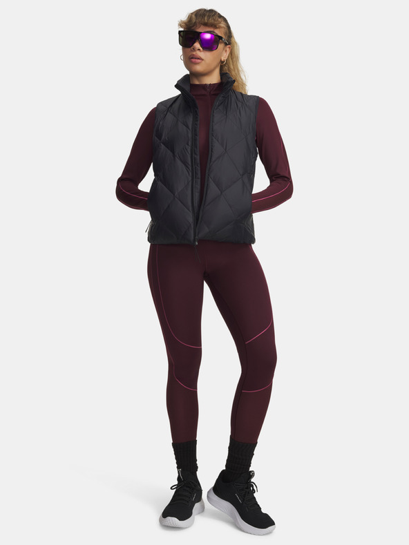 Under Armour Ženske tajice Under Armour UA ColdGear Textured Legging-RED