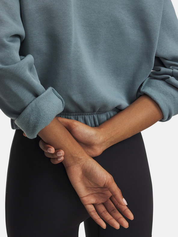 Under Armour Ženski hoodie Under Armour UA Rival Fleece Piped Crew-BLU