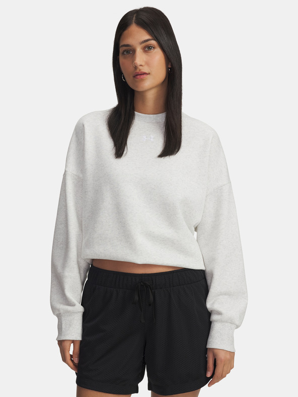 Under Armour Ženski hoodie Under Armour UA Rival Fleece OS Crew-GRY