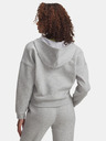 Under Armour Ženski hoodie Under Armour Rival Flc Piped HZ Hoodie-GRY
