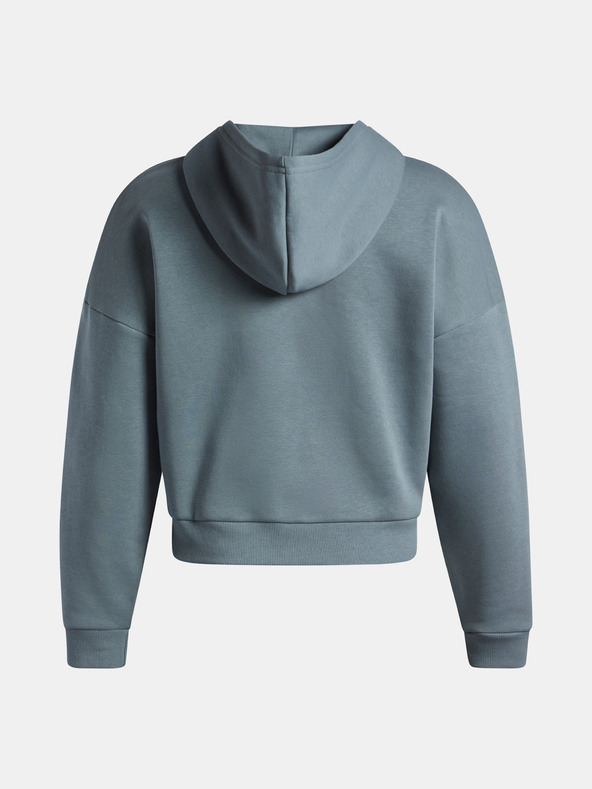 Under Armour Ženski hoodie Under Armour Rival Flc Piped HZ Hoodie-BLU