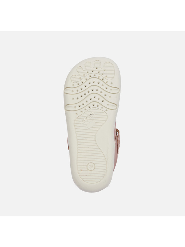 Geox Staroružičaste barefoot tenisice za djevojčice s otvorenim prednjim dijelom Geox Steppieu