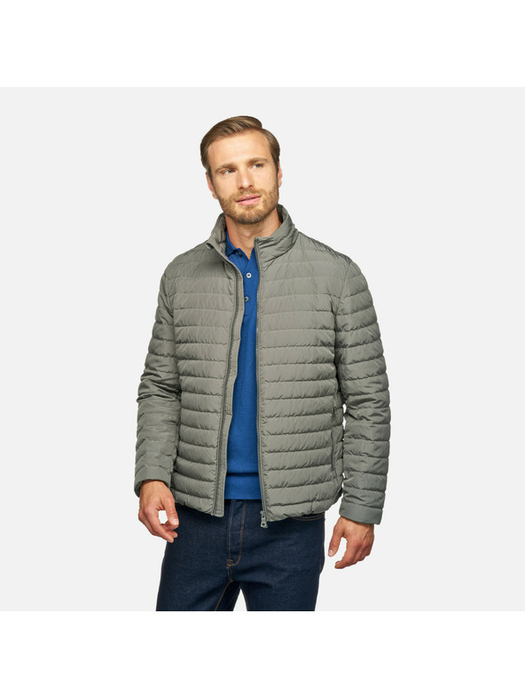 Geox Muška donja jakna Geox Warrens kaki boje