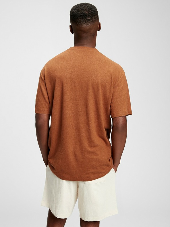 GAP Lanena majica s kratkim rukavima GAP