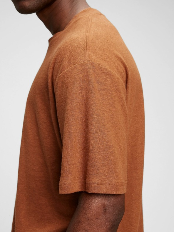 GAP Lanena majica s kratkim rukavima GAP