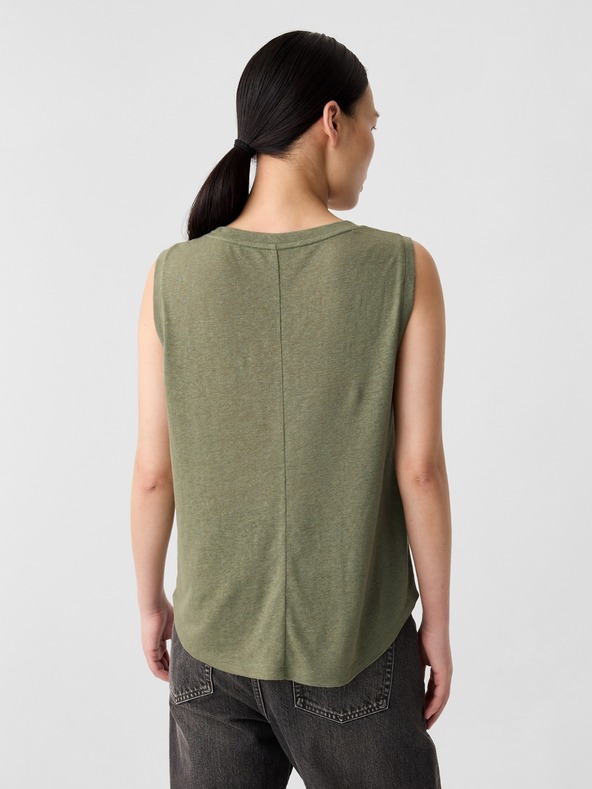 GAP Laneni top bez rukava GAP