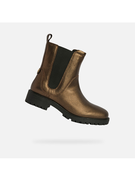 Geox Zlatna ženska gležnjača Geox Hoara