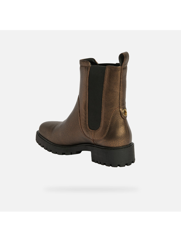 Geox Zlatna ženska gležnjača Geox Hoara