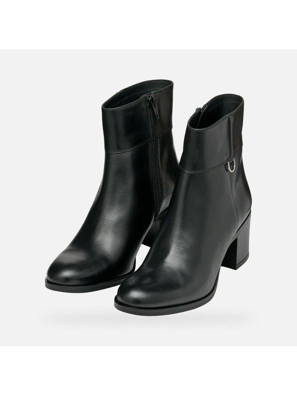 Geox Crna ženska gležnjača Geox New Asheel