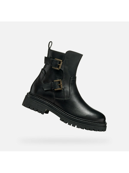 Geox Crne ženske gležnjače Geox Iridea