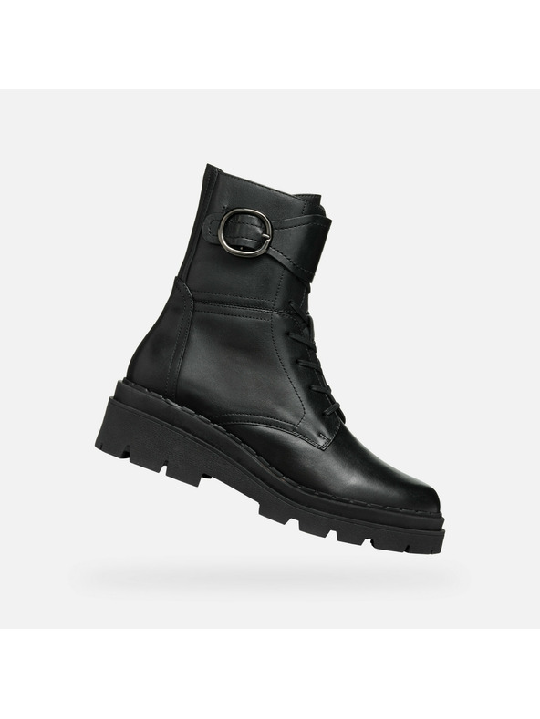 Geox Crne ženske gležnjače Geox Felleny