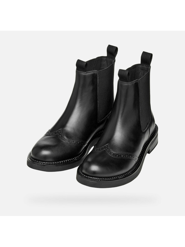 Geox Crne ženske gležnjače Geox Serilda