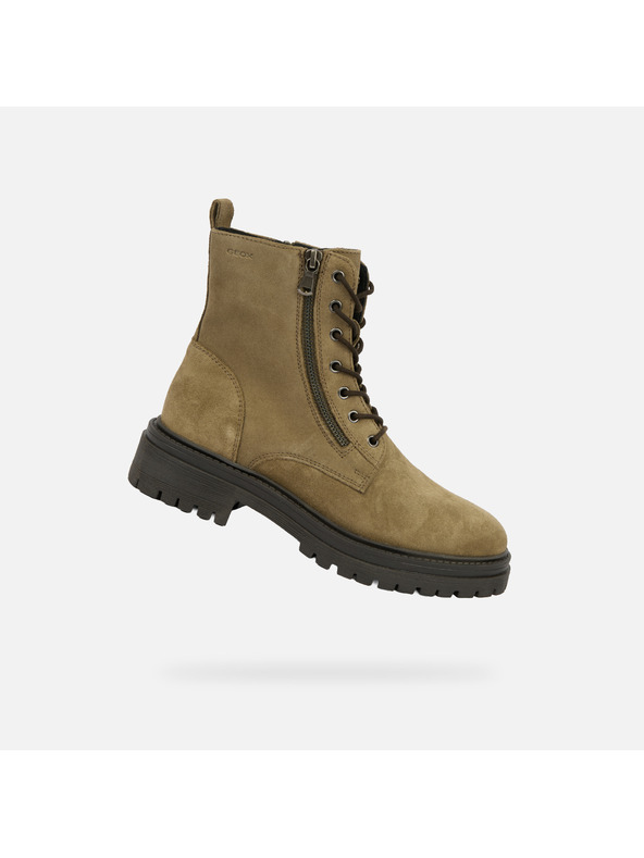 Geox Khaki ženska gležnjača Geox Iridea