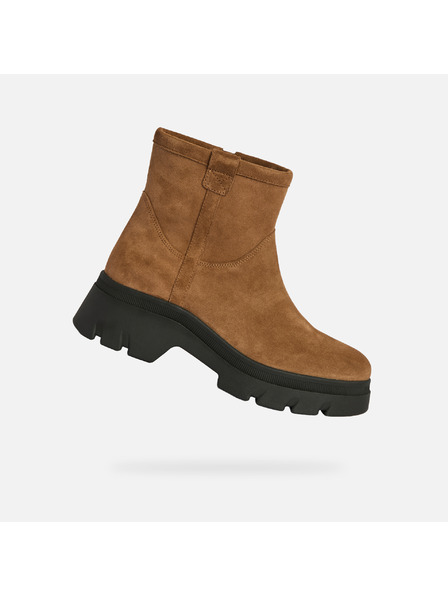 Geox Svijetlo smeđa ženska gležnjača Geox Pluette