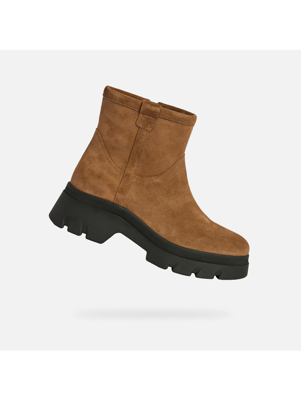 Geox Svijetlo smeđa ženska gležnjača Geox Pluette