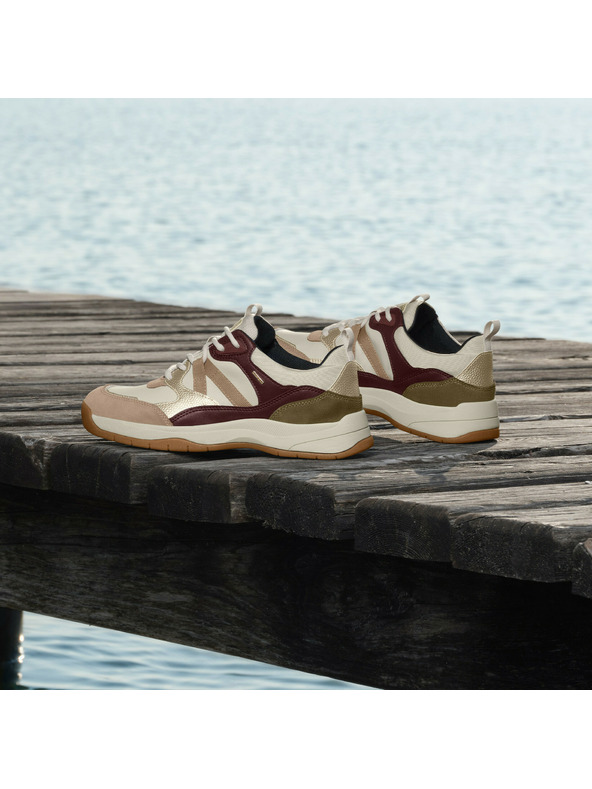 Geox Krem ženske tenisice Geox Berinike B ABX