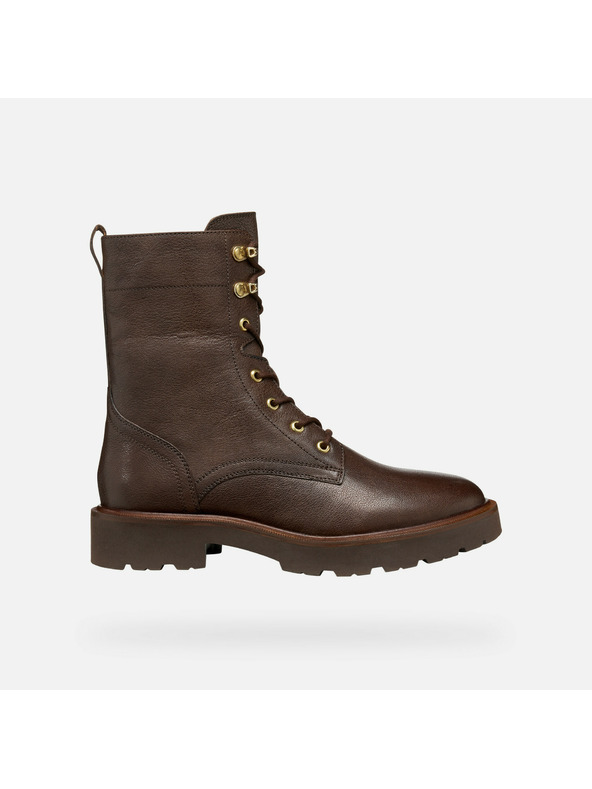 Geox Tamnosmeđa ženska gležnjača Geox Norize