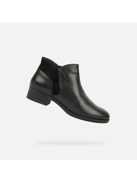 Geox Crne ženske gležnjače Geox Felicity