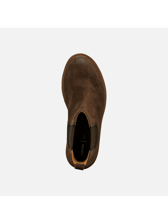 Geox Tamnosmeđa ženska gležnjača Geox Norize