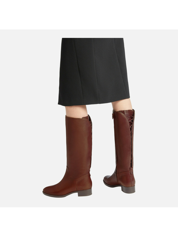 Geox Smeđe ženske čizme Geox Felicity