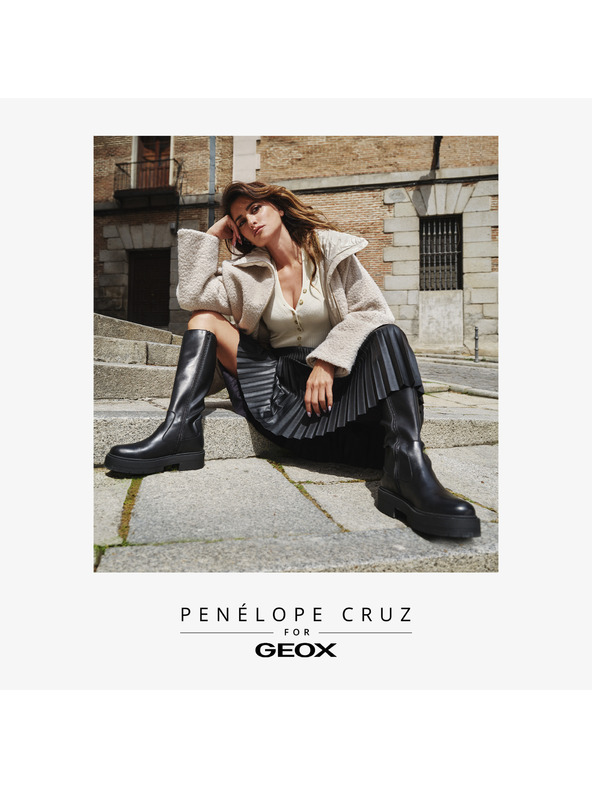 Geox Crne ženske čizme Geox Spherica Ec7