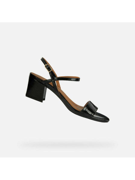 Geox Crna ženska obuća na petu Geox New Eraklia 50