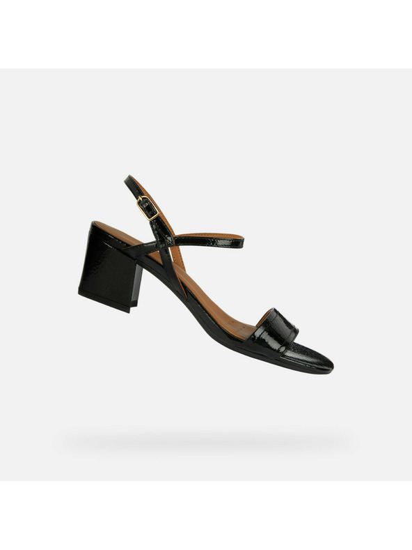 Geox Crna ženska obuća na petu Geox New Eraklia 50