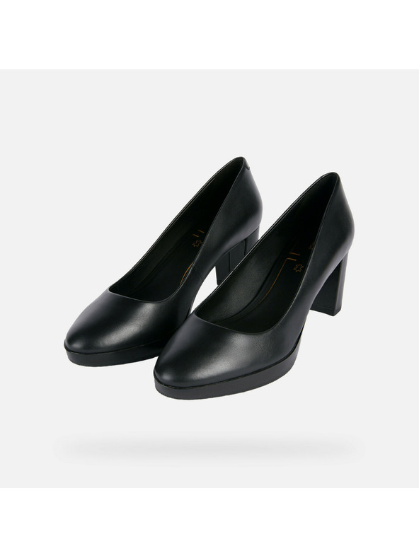 Geox Crne ženske salonke Geox Walk