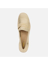 Geox Zlatne ženske mokasinke Geox Dhyalma