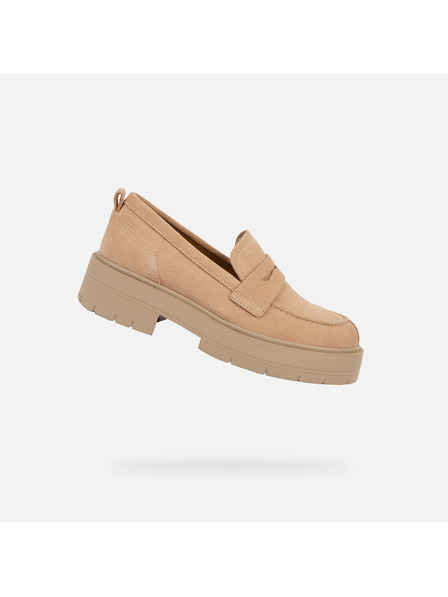 Geox Ženske mokasine Geox Spherica Ec7 bež boje