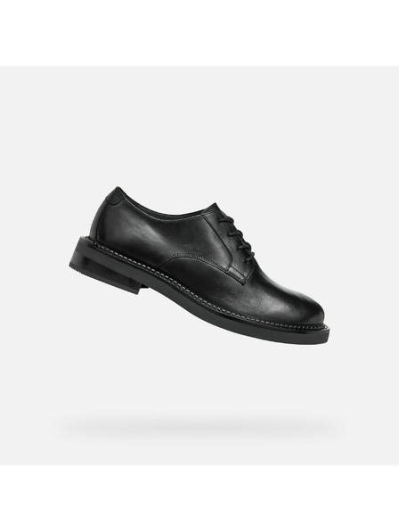 Geox Crne ženske mokasine Geox Serilda