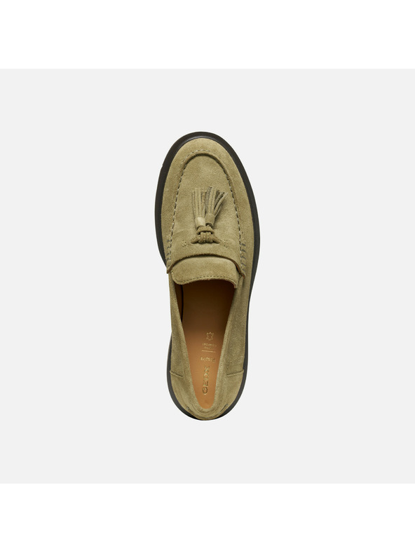 Geox Khaki ženske mokasinke Geox Spherica EC1