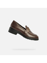 Geox Smeđe ženske mokasinke Geox Walk Pleasure